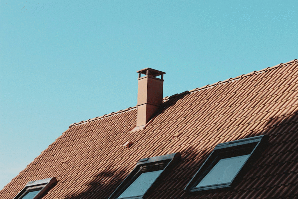 Attic windows of a house