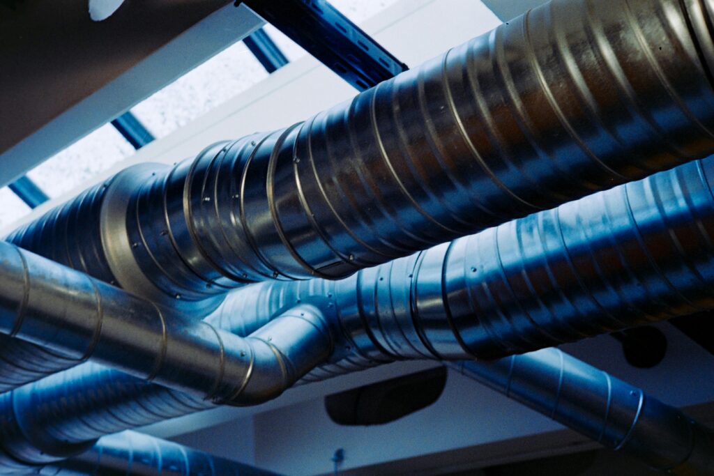 Ventilation system pipes
